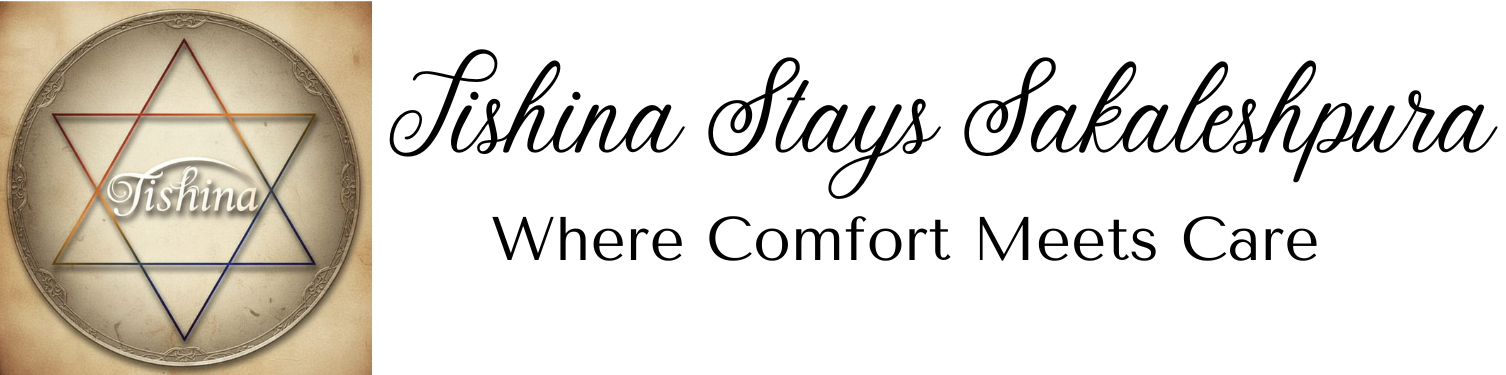 Tishina Homestay Logo Sakaleshpur Hassan, Book Best Stays in Sakaleshpura at Best Price , Low-cost Luxury home stays with Food and Accommodation